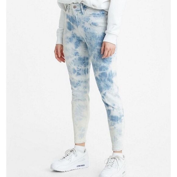 Levi’s Acid Wash High Rise Skinny Ankle Jeans - Picture 12 of 12